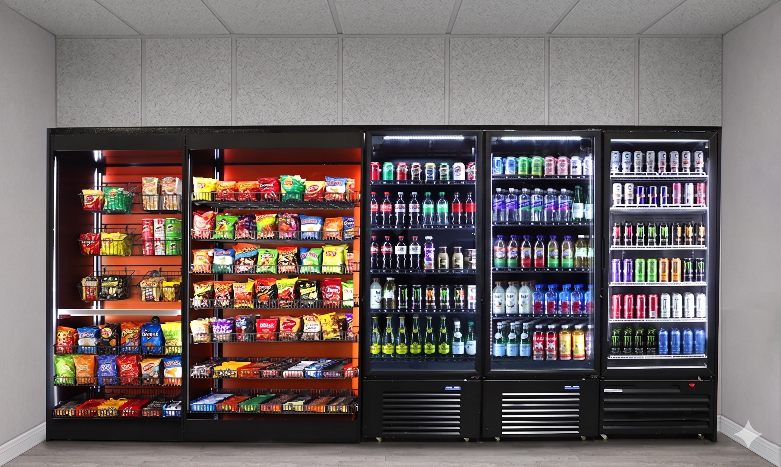 Premium micro-market installation